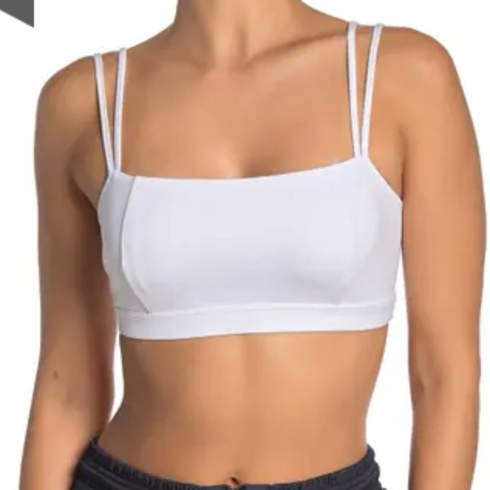 Free People FP Movement Idris Sports Bra White